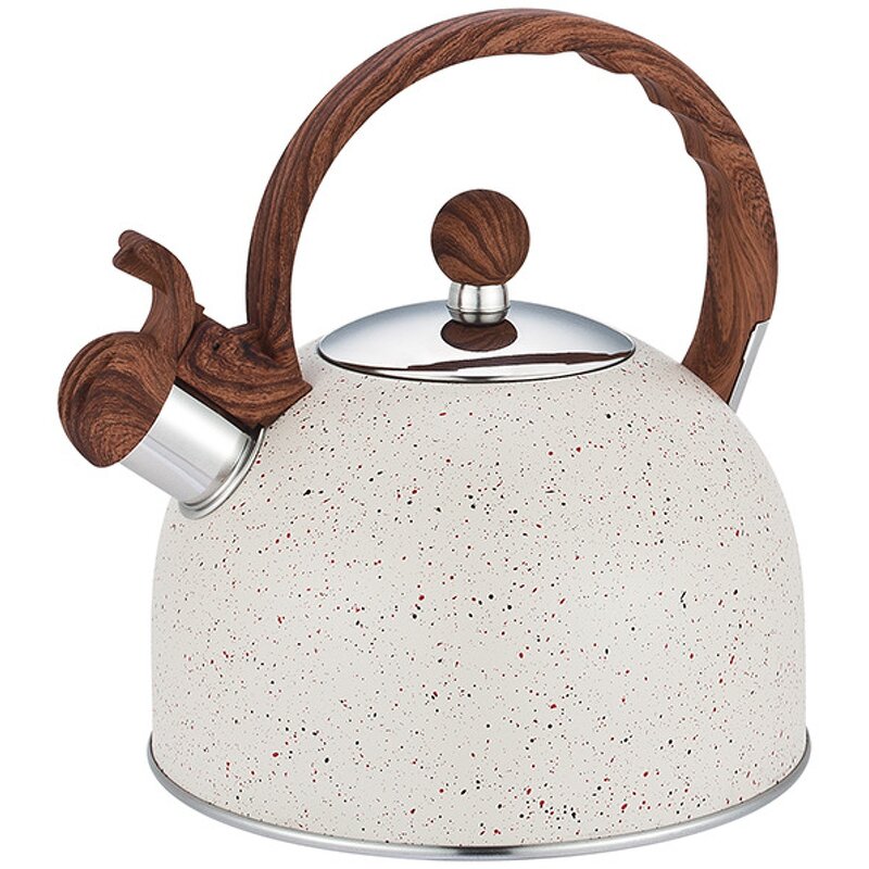 Stainless Steel Kettle Factory - OEM/ODM 2.5L with Wood Handle for Gas Induction Cooker