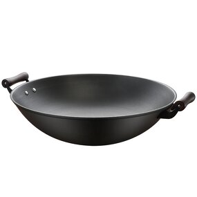 Wok Set Manufacturer - OEM/ODM High Quality Chinese Large Round Cast Iron Uncoated