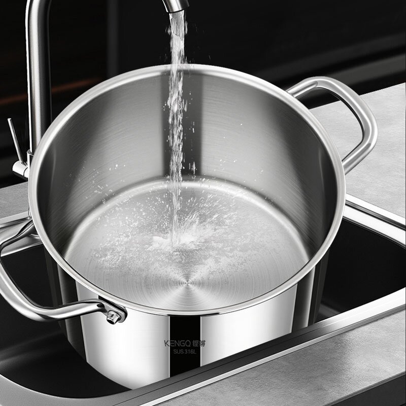 Stock Pot Factory - OEM/ODM Large Capacity Stainless Steel with Steel Cover Double Ears