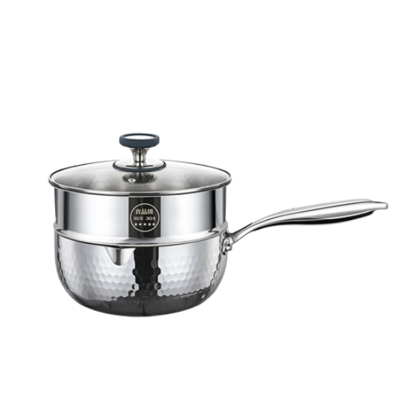 Kitchen Utensils Manufacturer - OEM/ODM 316 Stainless Steel Hammer Pattern Snow Pan