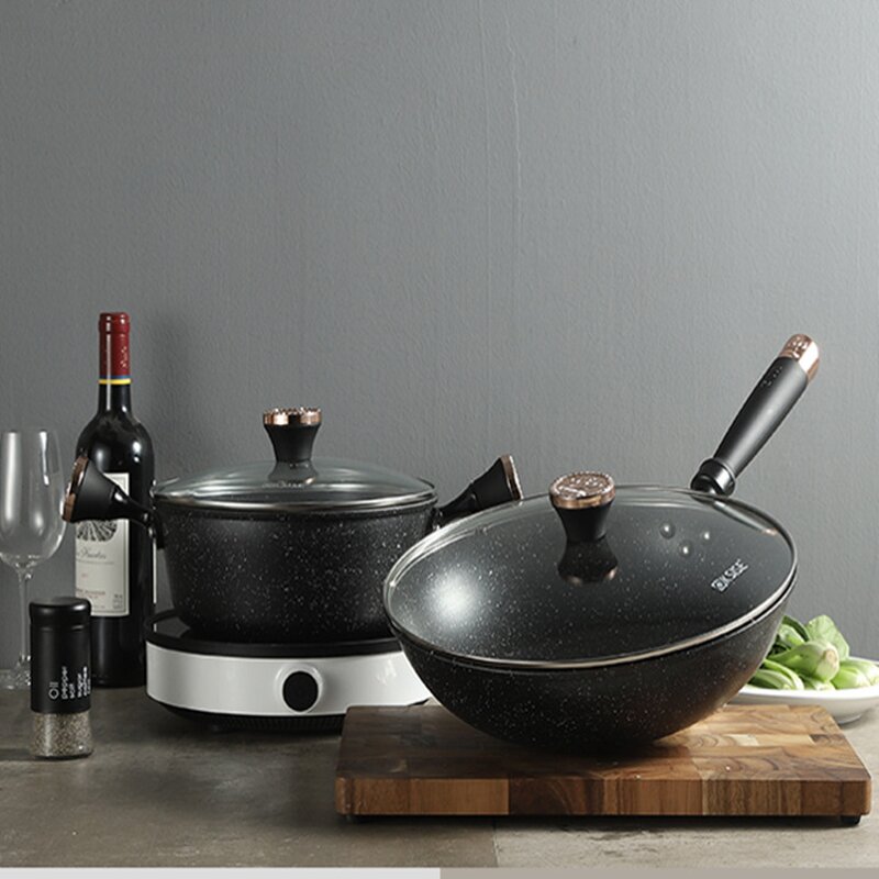 Cookware Set Manufacturer - OEM/ODM 3 Piece Maifanshi No Stick Pot Set