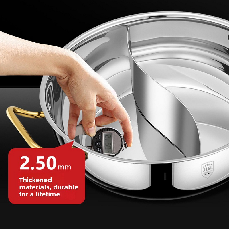 Soup Cooking Pot Factory - OEM/ODM 316 Stainless Steel Large 7L with Glass Cover Dishwasher