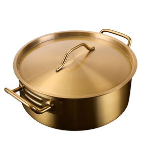 Hot Pot Manufacturer - OEM/ODM Gold/Silver Hot Pot Clear Soup Pot for Induction Gas
