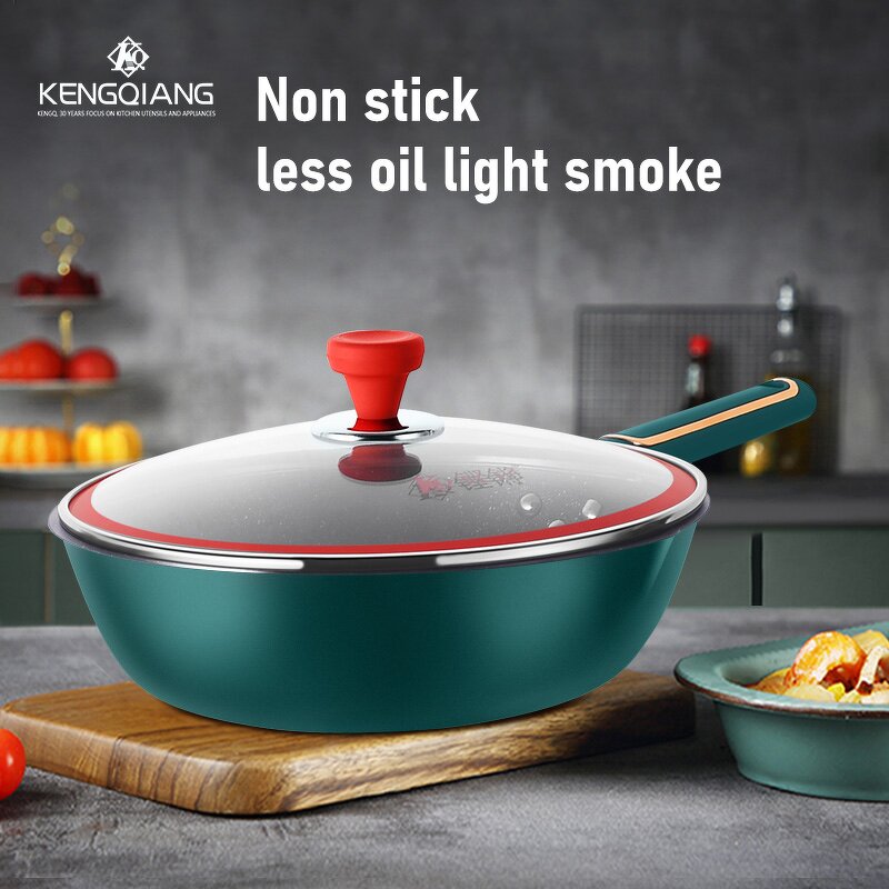 Wok Factory - OEM/ODM Factory Direct Aluminium Alloy Mai Fan Stone Non-stick Wok