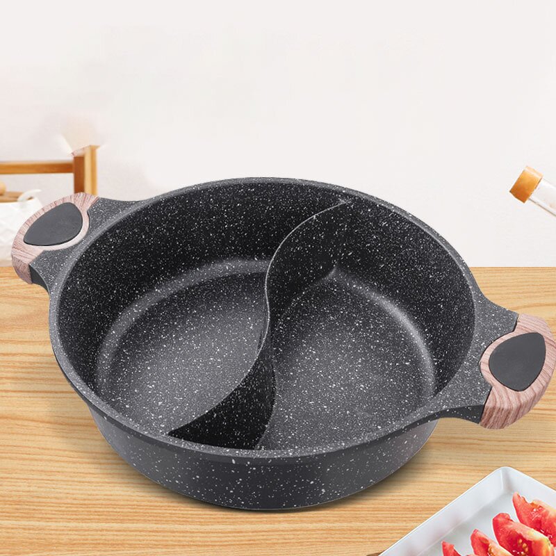 Soup Pot Factory - OEM/ODM Medical Stone Soup Pot 24/28/32cm Non Stick Aluminium Alloy