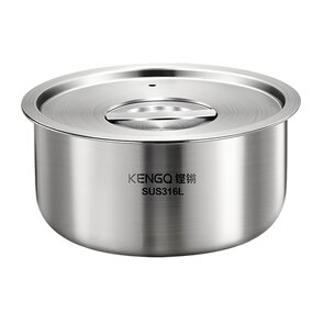 Food Steaming Bowl Manufacturer - OEM/ODM 316 Stainless Steel Portable Bowl for Bakery Salad