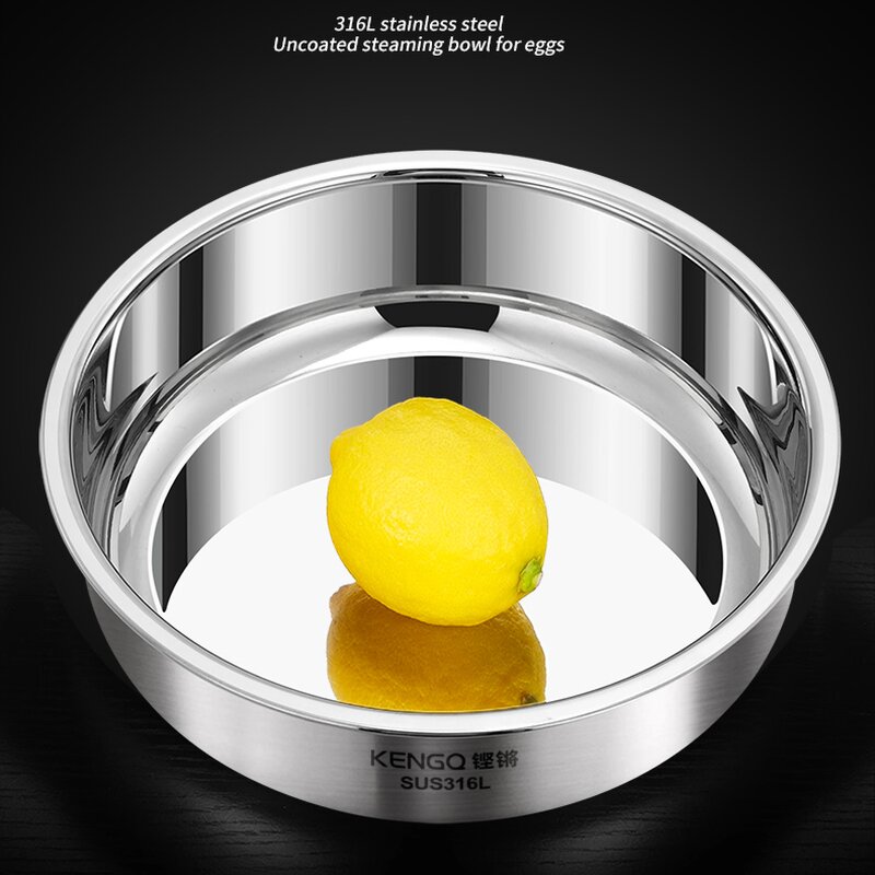 Kitchen Utensil Factory - OEM/ODM 316 Stainless Steel Food Steaming Bowl for Bakery Salad