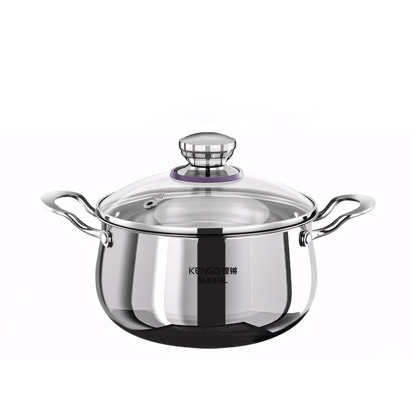 Soup Pot Factory - OEM/ODM Household Large Capacity Induction Cookware Non-stick Pot Set