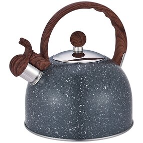 Stainless Steel Kettle Factory - OEM/ODM 2.5L with Wood Handle for Gas Induction Cooker