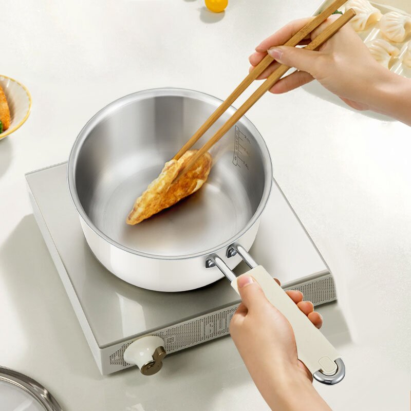 Cooking Pot Manufacturer - OEM/ODM 316 Stainless Steel Snow Pan Enamel Glass Cover