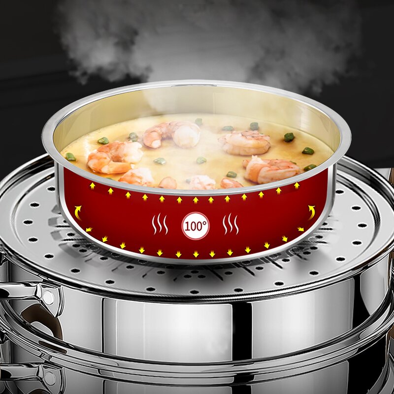 Kitchen Utensil Factory - OEM/ODM 316 Stainless Steel Food Steaming Bowl for Bakery Salad