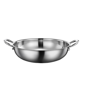 Wok Manufacturer - OEM/ODM 316 Stainless Steel 32/34cm Modern with Glass Cover