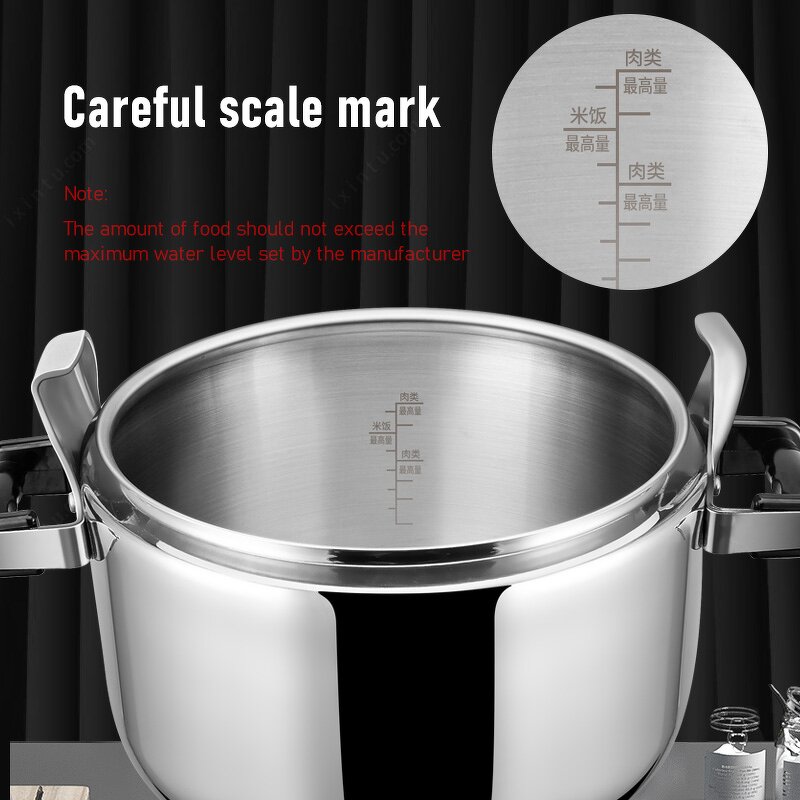 Pressure Cooker Factory - OEM/ODM Explosion-proof Commercial 304/201 Pressure Canner 80L