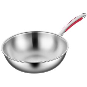 Wok Manufacturer - OEM/ODM Wholesale Household Commercial No Coating Non Stick Wok