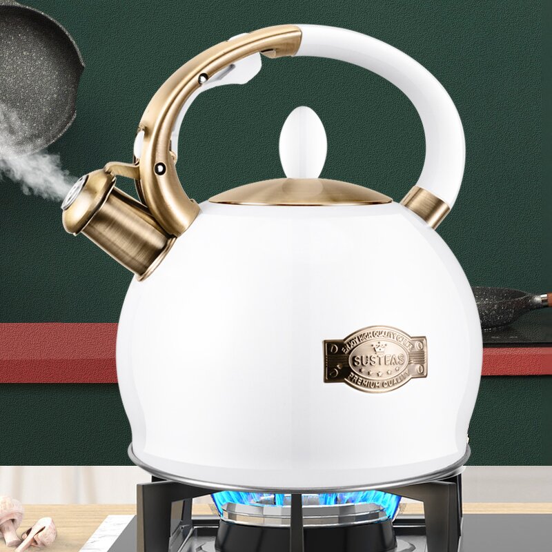 Water Kettle Manufacturer - OEM/ODM New Design Stainless Steel 3.5L Multicolor Tea Kettle