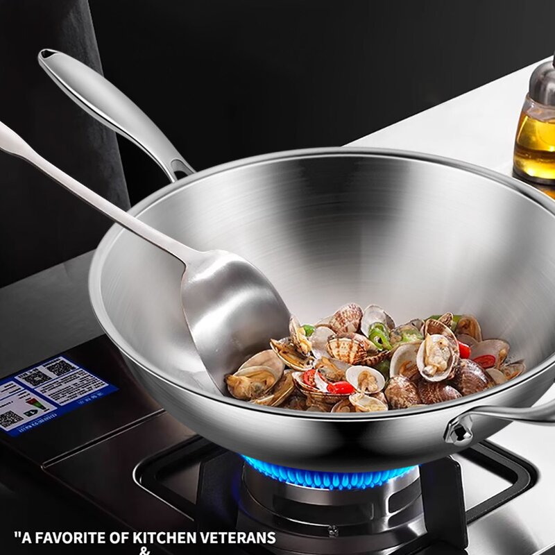 Cookware Set Factory - OEM/ODM 316 Stainless Steel Wok Snow Pan Soup Pot