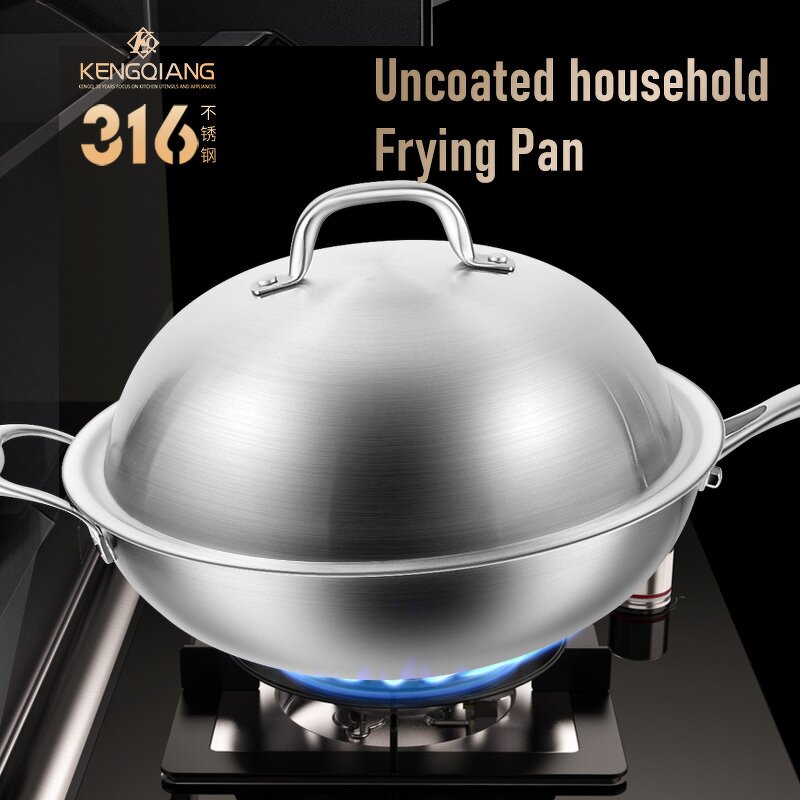 Wok Factory - OEM/ODM Restaurant Hotel Large Steel Wok for Gas Induction Cook