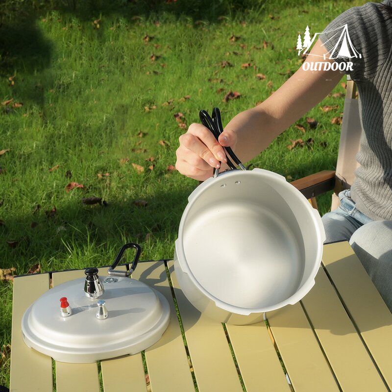 Pressure Cooker Manufacturer - OEM/ODM Portable Mini Aluminium Alloy with Folding Handle