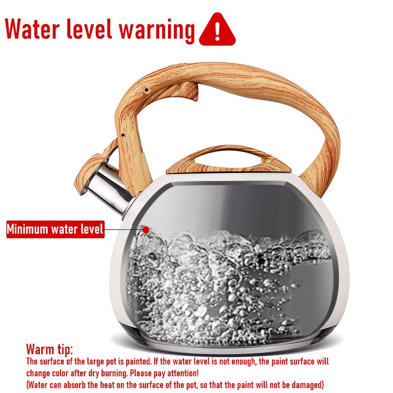 Tea Water Kettle Factory - OEM/ODM Factory Wholesale Food Grade Stainless Steel 3.5L