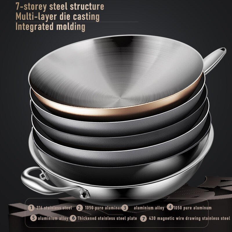 Wok Factory - OEM/ODM Restaurant Hotel Large Steel Wok for Gas Induction Cook