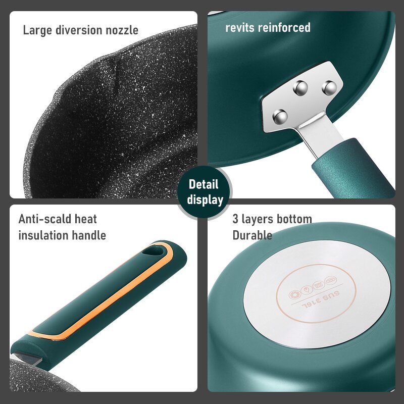 Wok Factory - OEM/ODM Factory Direct Aluminium Alloy Mai Fan Stone Non-stick Wok