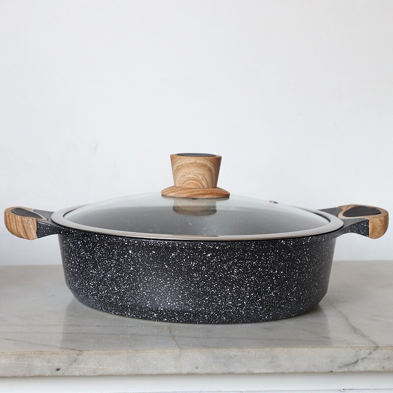 Soup Pot Manufacturer - OEM/ODM High Quality Aluminum Alloy Casserole Non Stick with Steamer