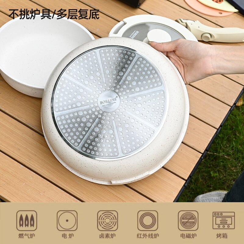 Cookware Set Manufacturer - OEM/ODM 3 Pcs Die Cast Nonstick Set with Glass Lid