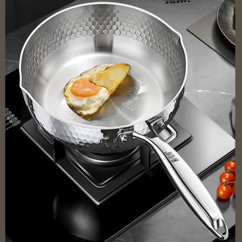 Kitchen Utensils Manufacturer - OEM/ODM 316 Stainless Steel Hammer Pattern Snow Pan