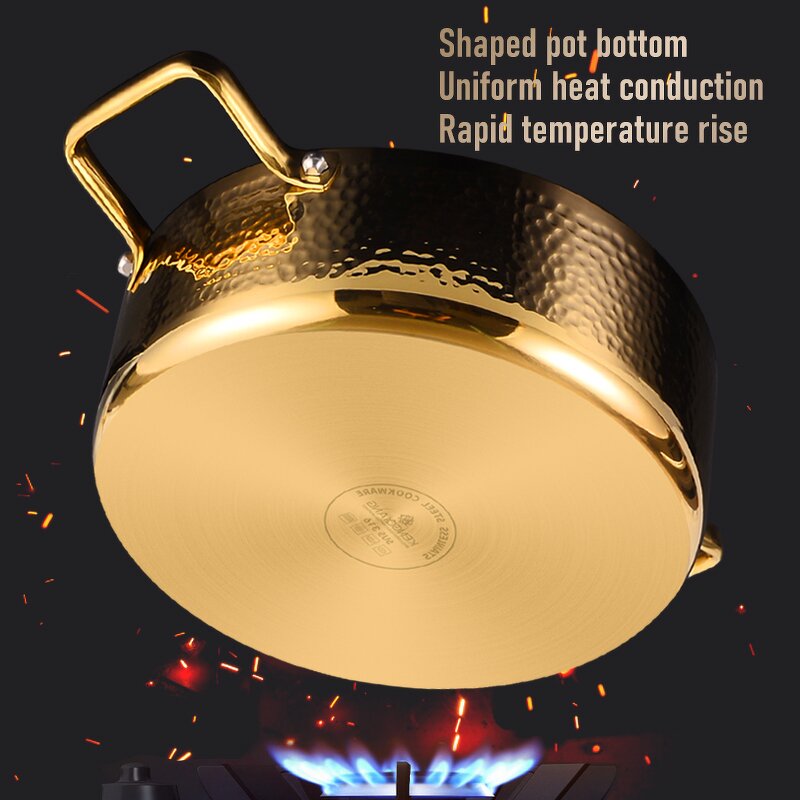 Hot Pot Factory - OEM/ODM Stainless Steel Hot Pot with Glass Lid Shabu Shabu Pot