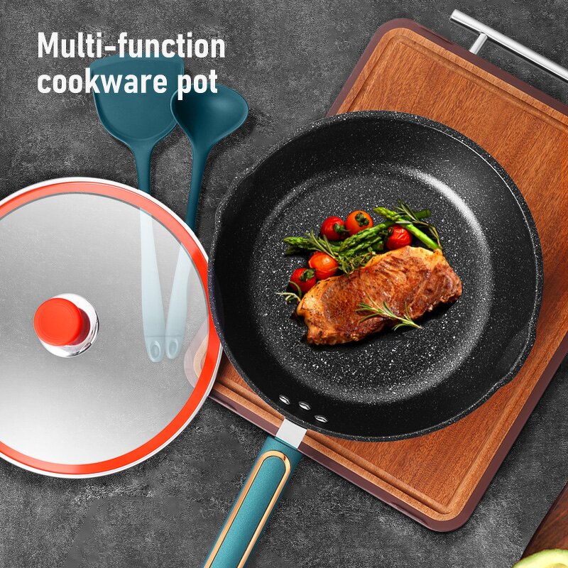 Wok Factory - OEM/ODM Factory Direct Aluminium Alloy Mai Fan Stone Non-stick Wok