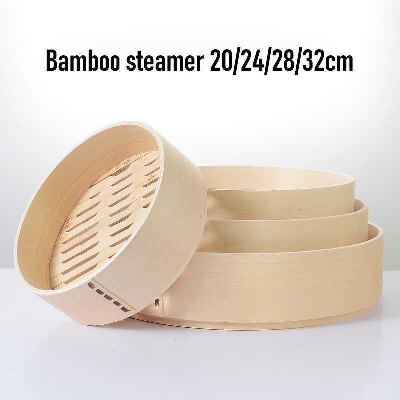 Bamboo Steamer Factory - OEM/ODM Eco Friendly Traditional Food 20/24/28cm for Household