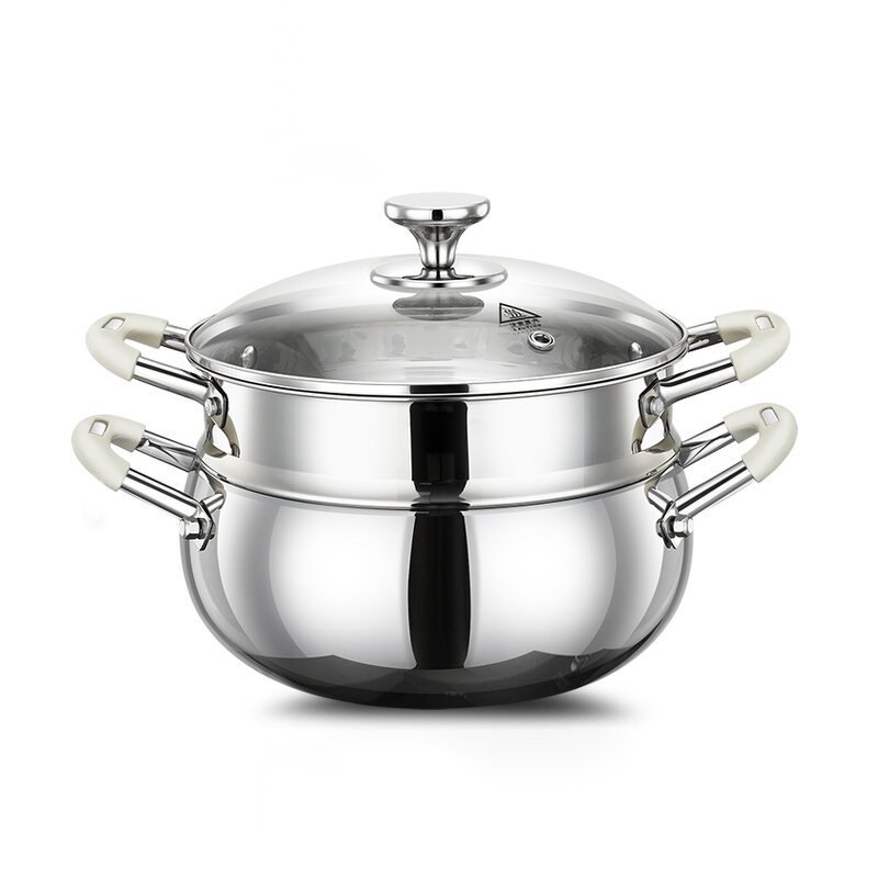 Soup Pot Manufacturer - OEM/ODM 4.5L 316 Stainless Steel Non-stick Cooking Pot Set