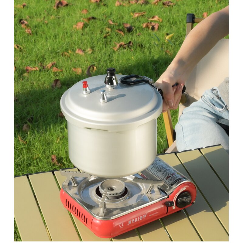 Pressure Cooker Manufacturer - OEM/ODM Portable Mini Aluminium Alloy with Folding Handle