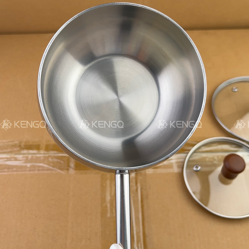 Milk Pan Manufacturer - OEM/ODM 316 Stainless Steel 12cm Snow Pan Sauce Pan