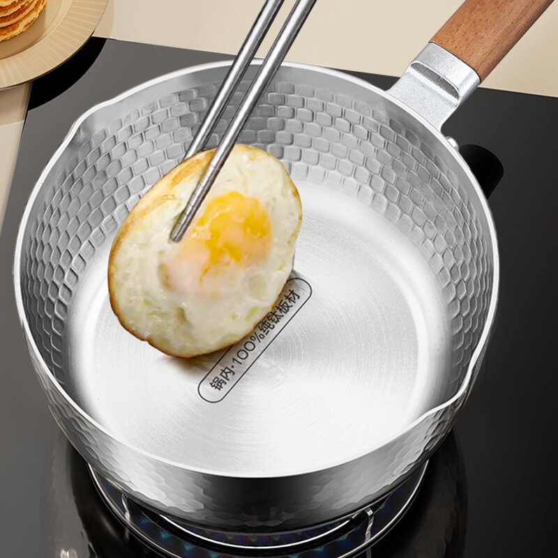 Cookware Set Factory - OEM/ODM 3L Hammer Snow Pan Stainless Steel Nonstick Set