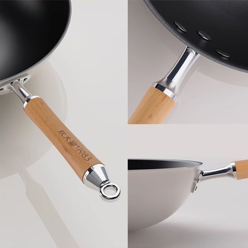 Cooking Wok Factory - OEM/ODM Stainless Steel Nonstick with Glass Cover Kitchen Set