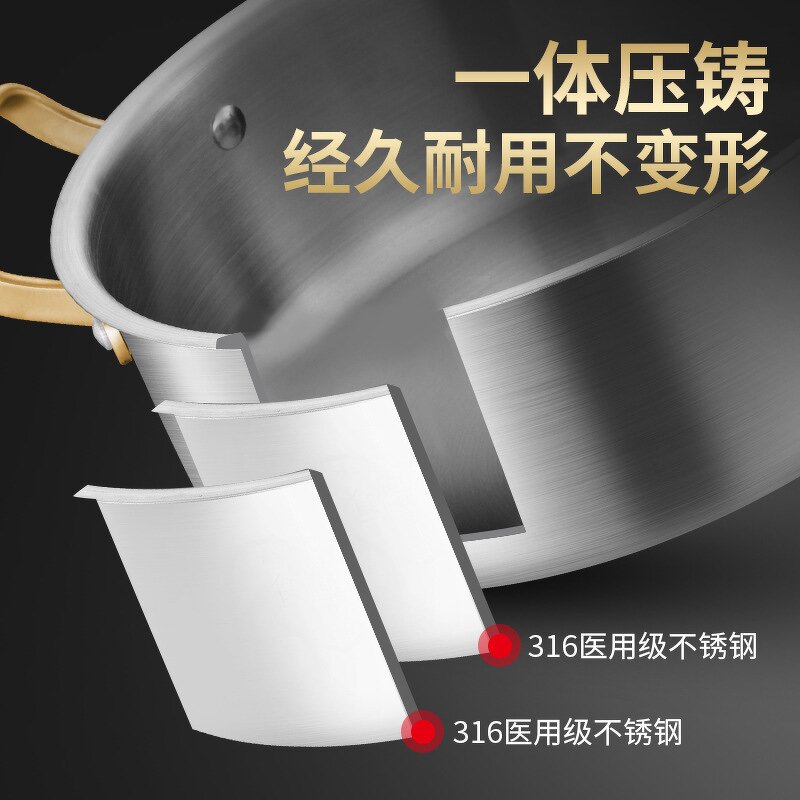 Steamer Pot Set Manufacturer - OEM/ODM SUS 316 Stainless Steel 30cm 2/3/4 Layers Eco-Friendly