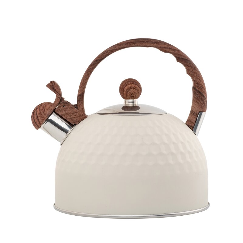 Stainless Steel Kettle Factory - OEM/ODM 2.5L with Wood Handle for Gas Induction Cooker