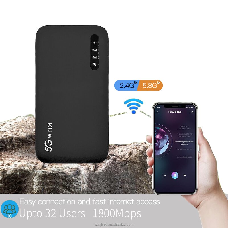 5G Modem Manufacturer - OEM UNISOC V510 5000mAh Pocket Hotspot WiFi6