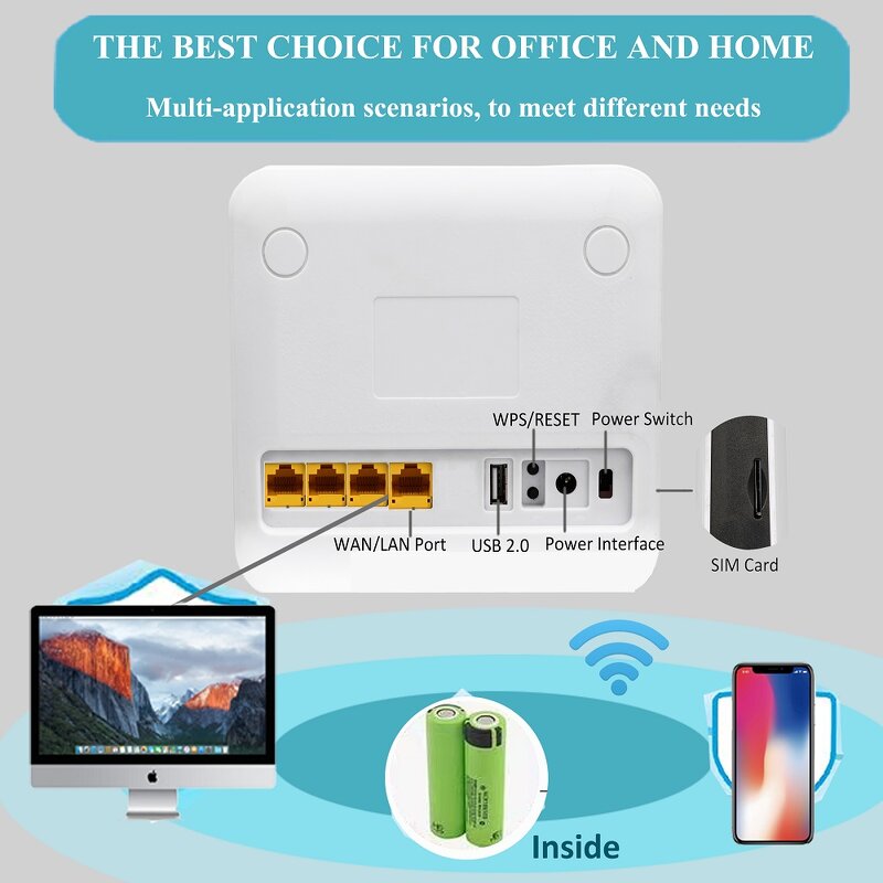 4G CPE Router Manufacturer - OEM CP92 Pro Indoor 5200mAh Dual Band