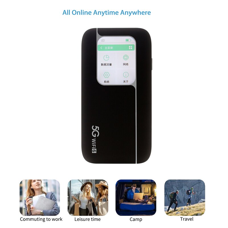 5G Modem Manufacturer - OEM UNISOC V510 Mini Pocket 6000mAh WiFi6