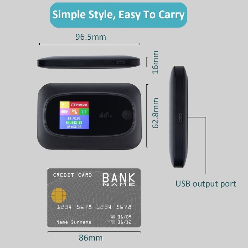 Portable Network Device Manufacturer - OEM M7-22S MDM9X07 300Mbps Unlock