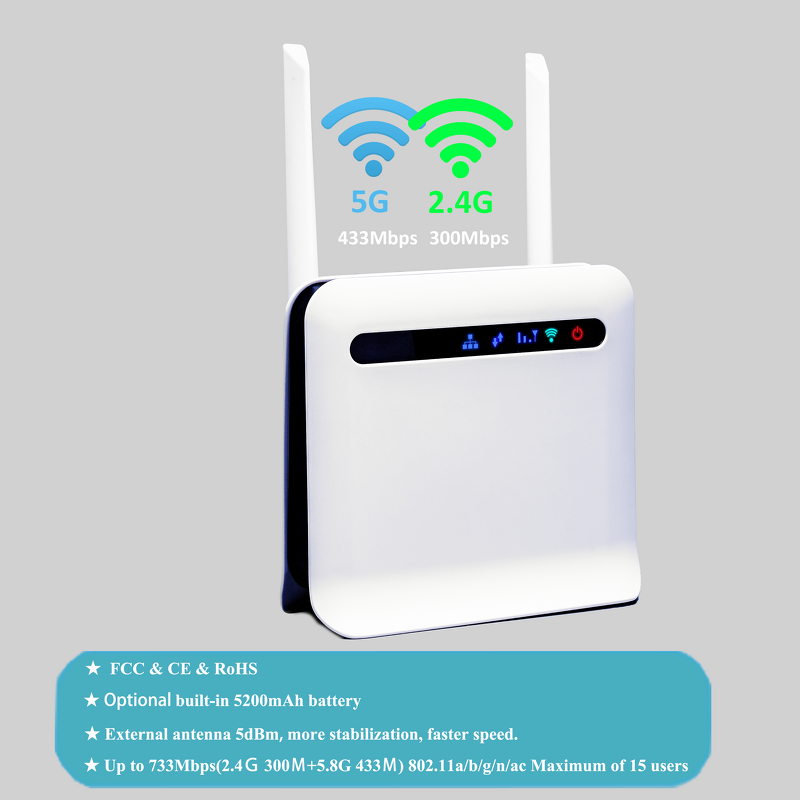 4G LTE Router Factory - OEM Indoor Outdoor Dual Band 2.4Ghz 5.8Ghz