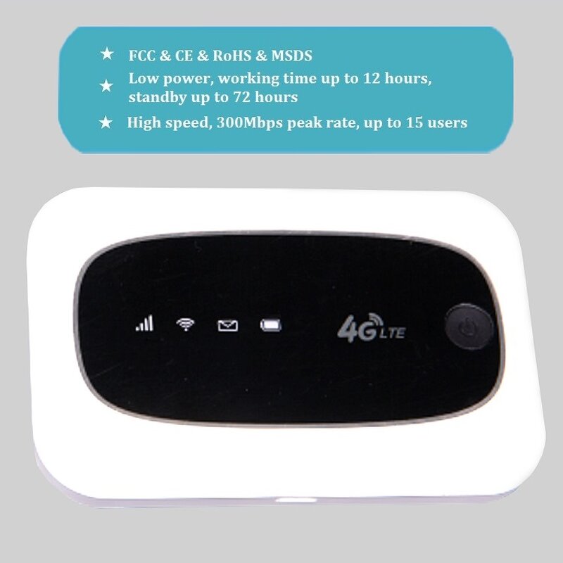 Wireless Router Manufacturer - OEM M7-25 Japan CAT4 150mbps 3000mAh