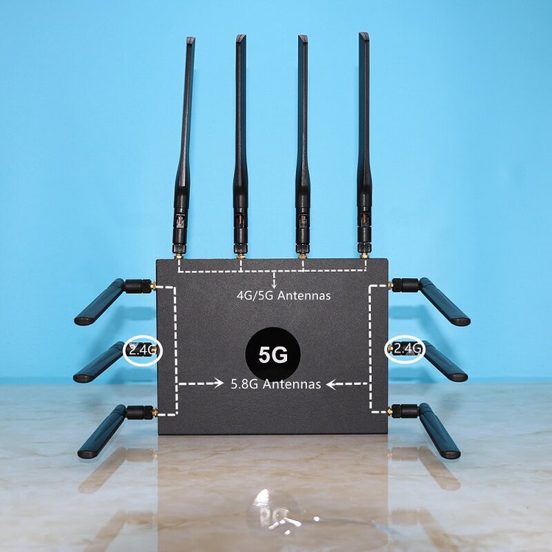 5G CPE Router Factory - OEM Smart Web Mesh Gigabit Port WIFI6 Hotspot