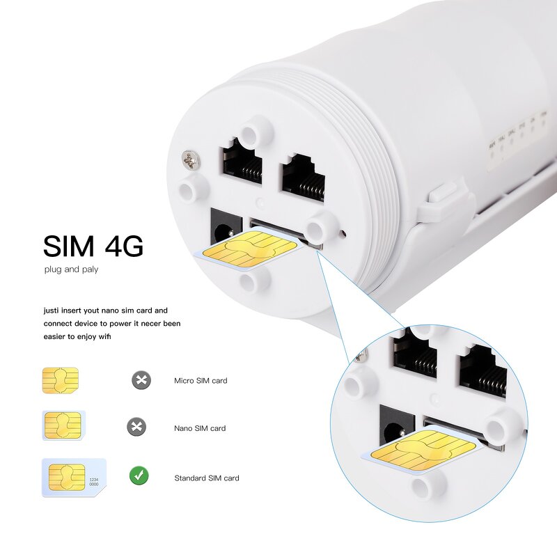 WiFi Extender Manufacturer - OEM High Power Outdoor PoE 4G Lte CPE