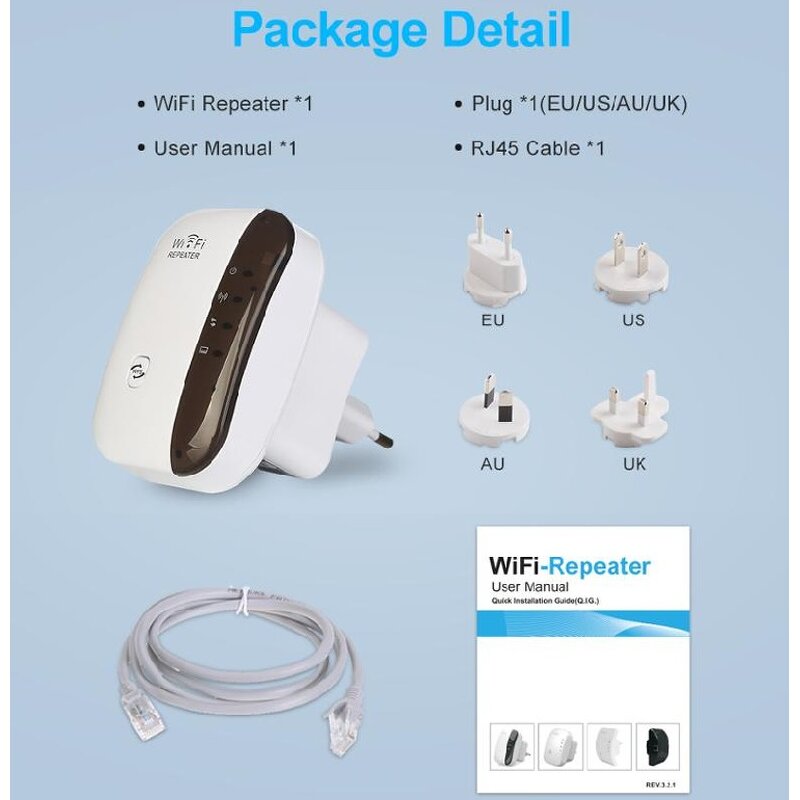 WiFi Extender Factory - OEM 300Mbps 2.4g 5g Long Range Signal Booster