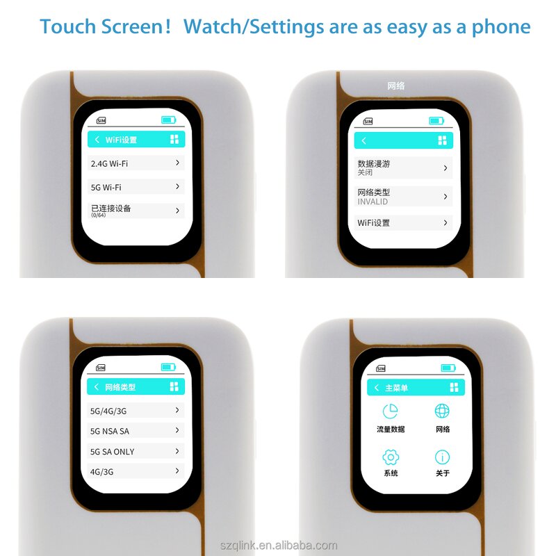 5G Modem Manufacturer - OEM UNISOC V510 Mobile Hotspot 6000mAh WiFi6