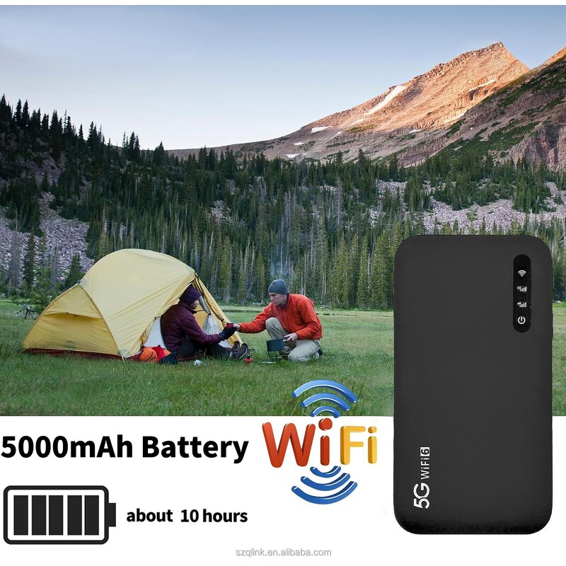 5G Modem Manufacturer - OEM UNISOC V510 5000mAh Pocket Hotspot WiFi6