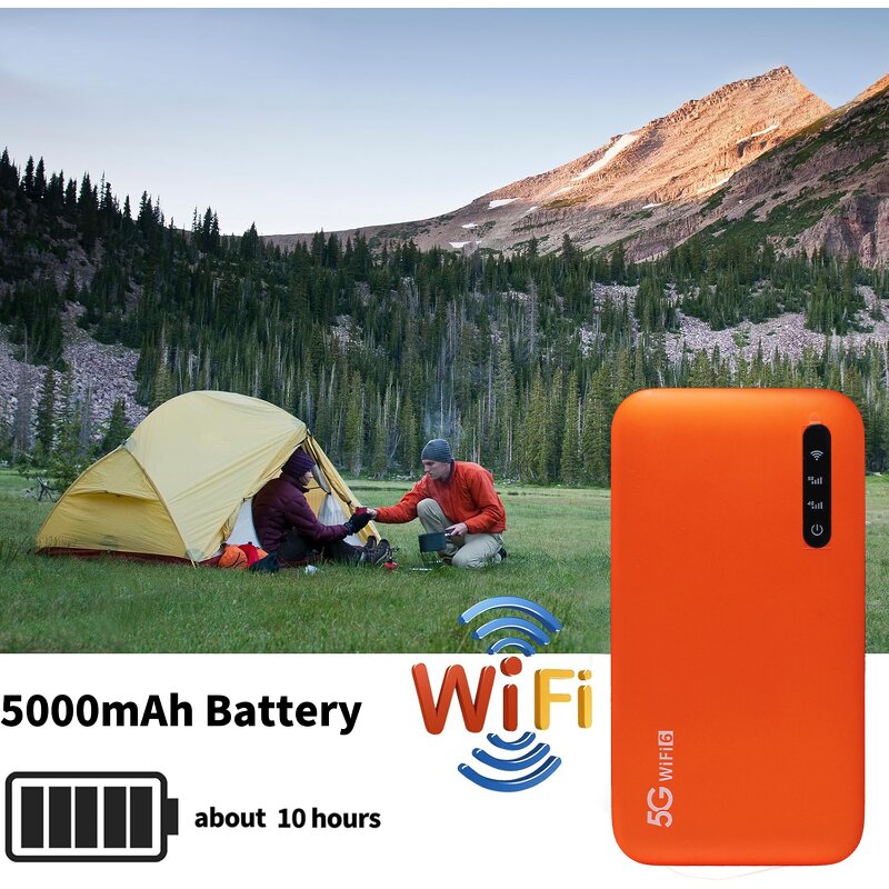 5G Modem Manufacturer - OEM UNISOC V510 5000mAh Portable Hotspot 1800M